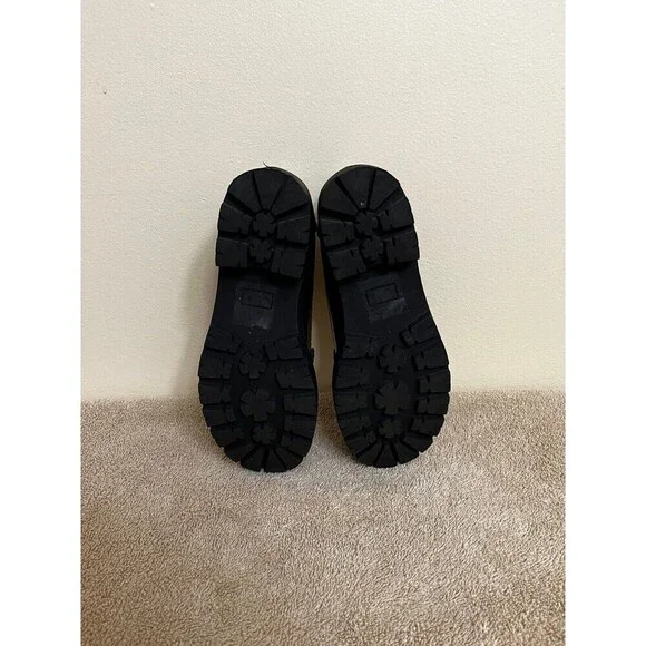 Jellypop Girl Black Faux Leather with Metallic Glitter Accents Size 4M (Girls) - Picture 6 of 6